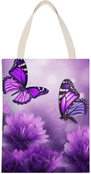 Versatile Canvas Tote Bag,single-sided Print Large Capacity Canvas Tote Bag,foldable Tote Bag,fabric Tote Bag