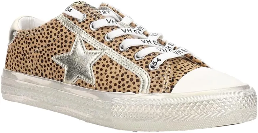Vintage Havana Womens Alive Metallic Glitter Slip On Sneakers Shoes Casual - Gold