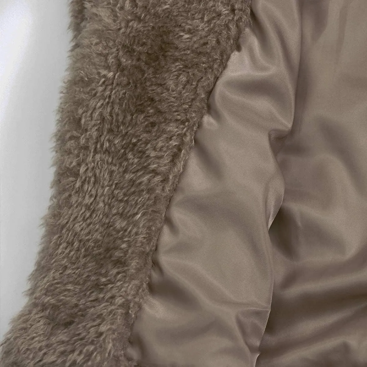 Women Faux Fur Winter Coats Comfort Warm Outerwear Open Front Long Cardigan Overcoat Jacket
