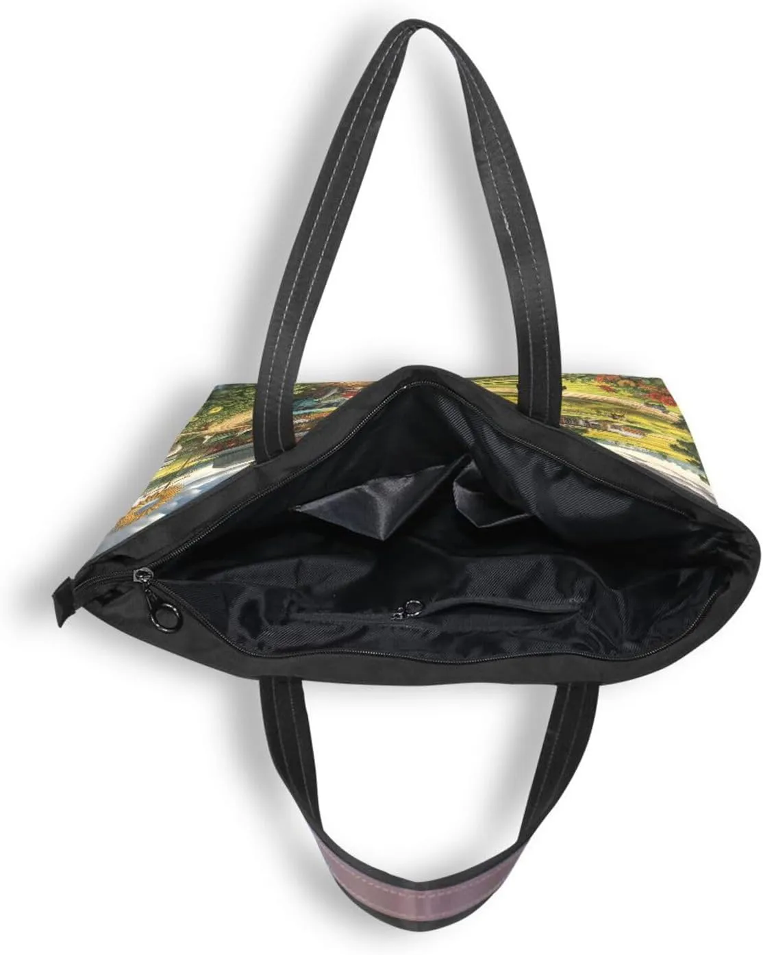 Women Tote Bags Pasture Flowers Floral Top Handle Satchel Handbags Shoulder Bag for Shopping 20847810