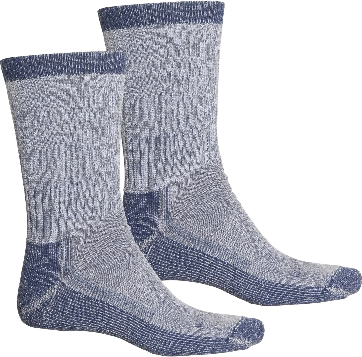 Woolrich The Big Woolly Heavyweight Outdoor Socks - Merino Wool, Crew (For Men) LARGE (GRAY) ONE PAIR