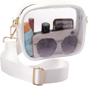 yuanming Clear Bag Stadium Approved, Clear Crossbody Purse Bag, Clear Stadium Bags for Women